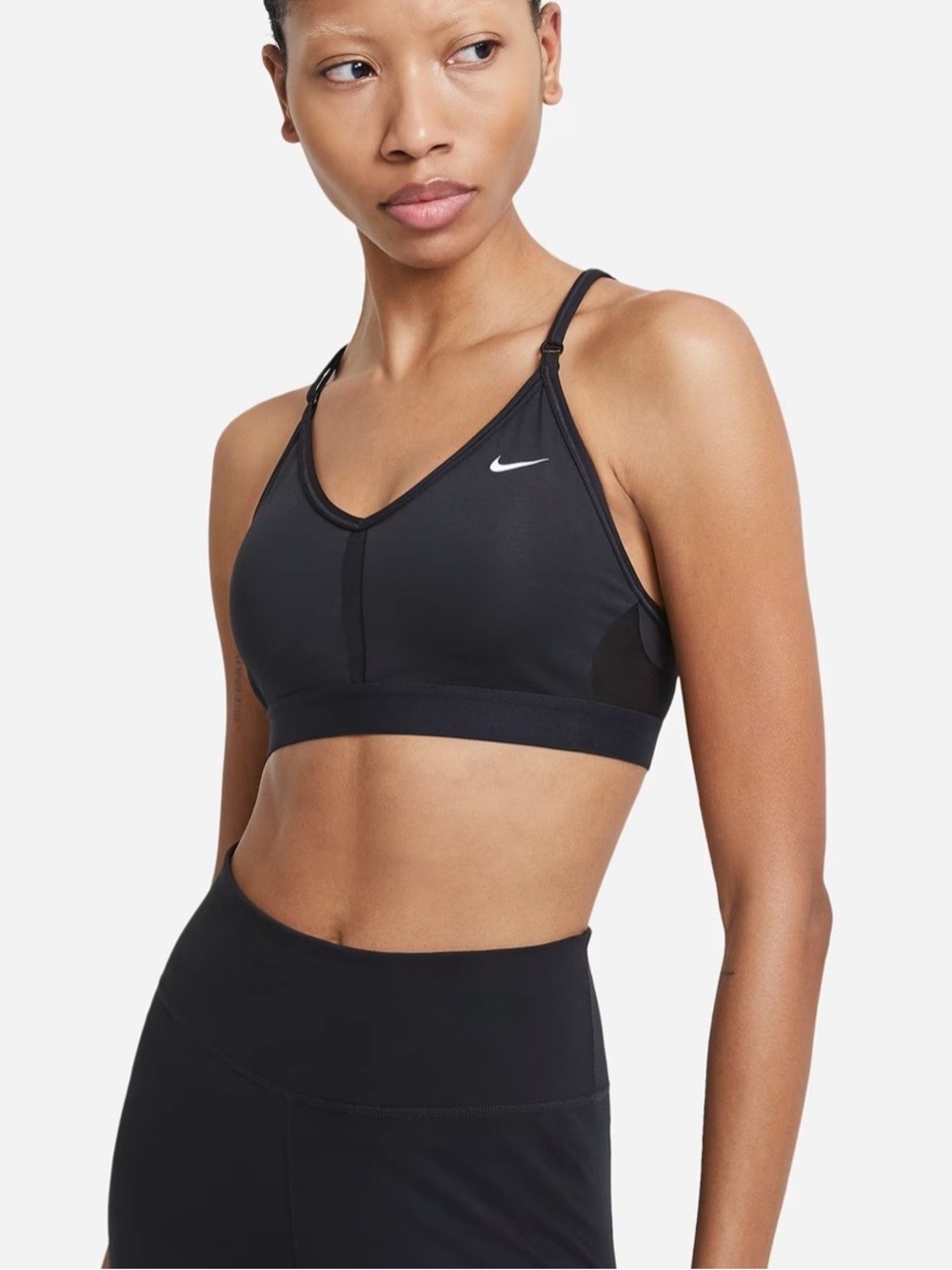 Nike Black Sports Bralette - Lightweight Support